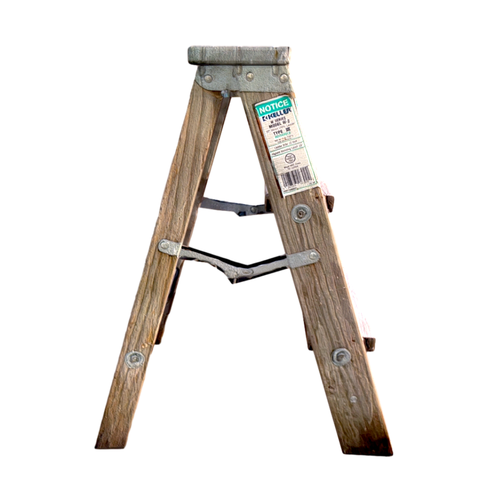 wooden ladder