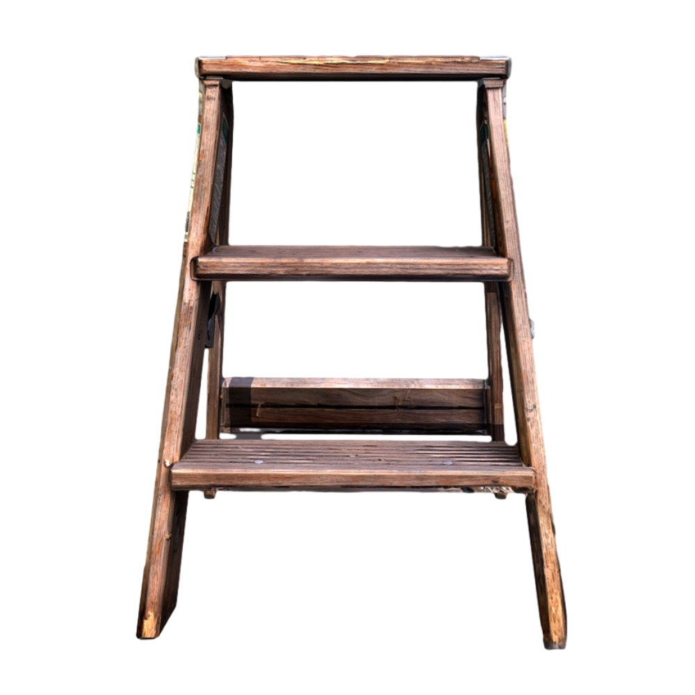 wooden ladder