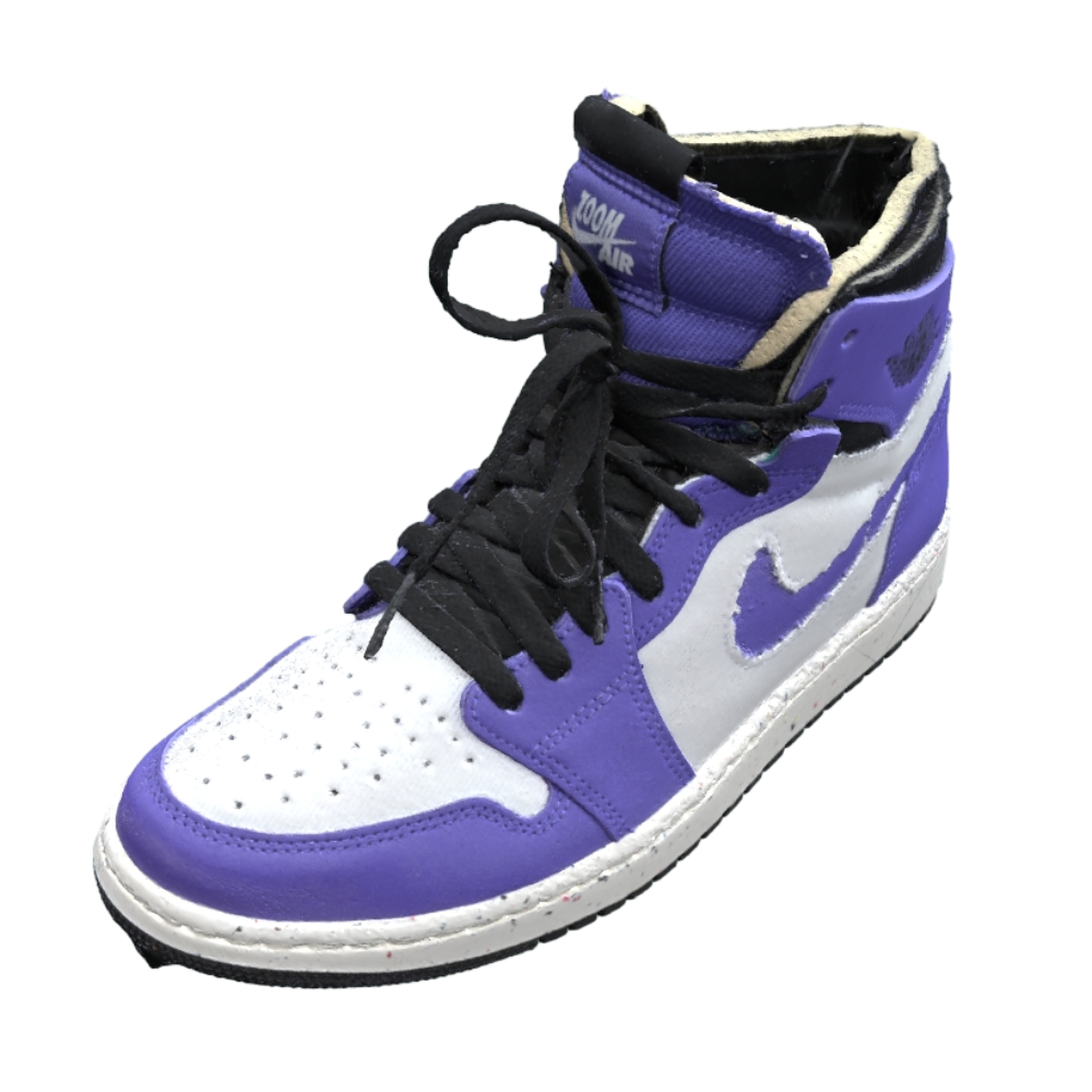 Nike AIR JORDAN 1 Men's High-top Casual Purple White Retro sneaker