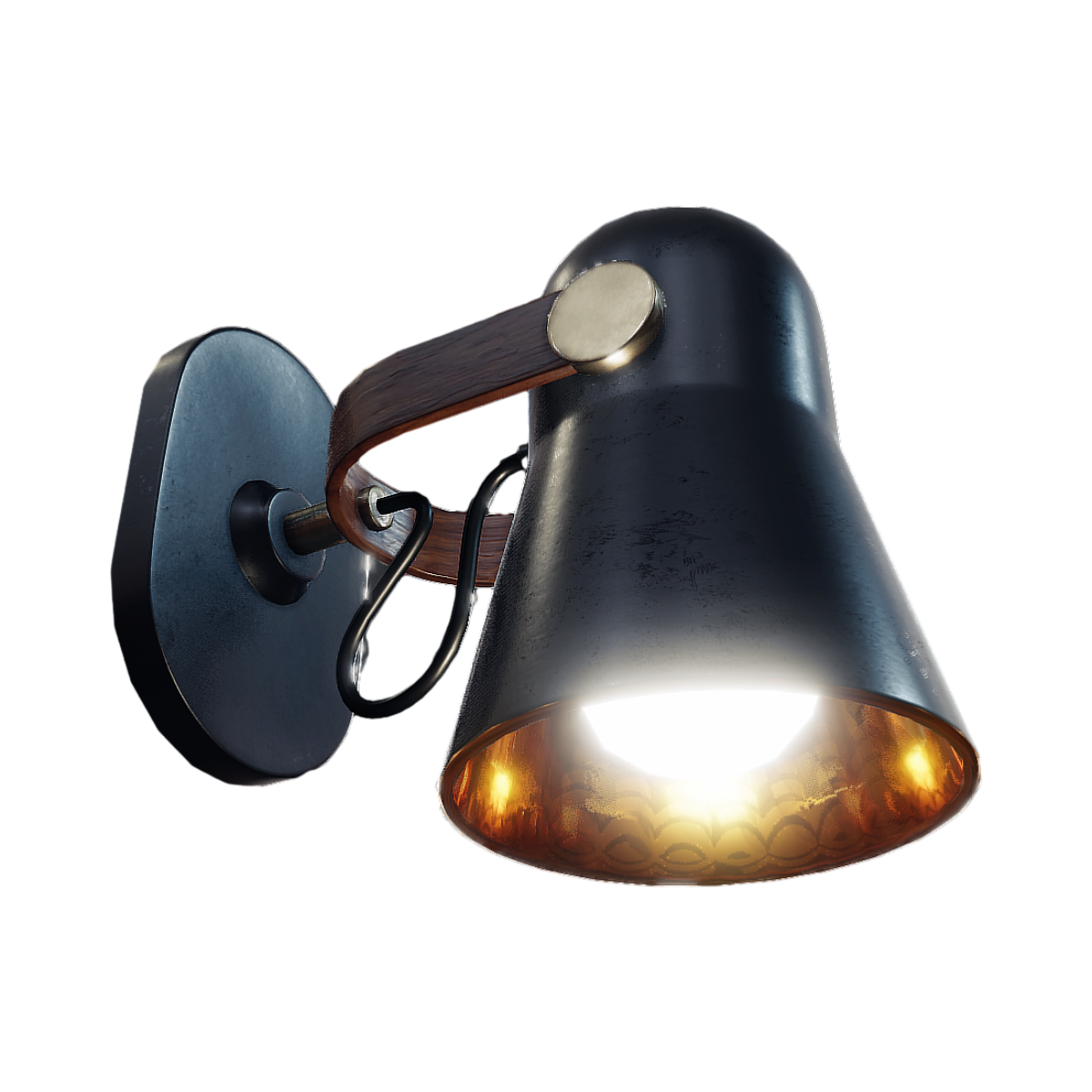 European and American style simple living room wall lamp