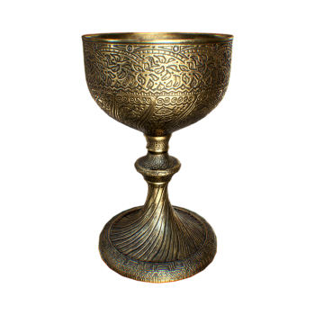 French antique copper cup