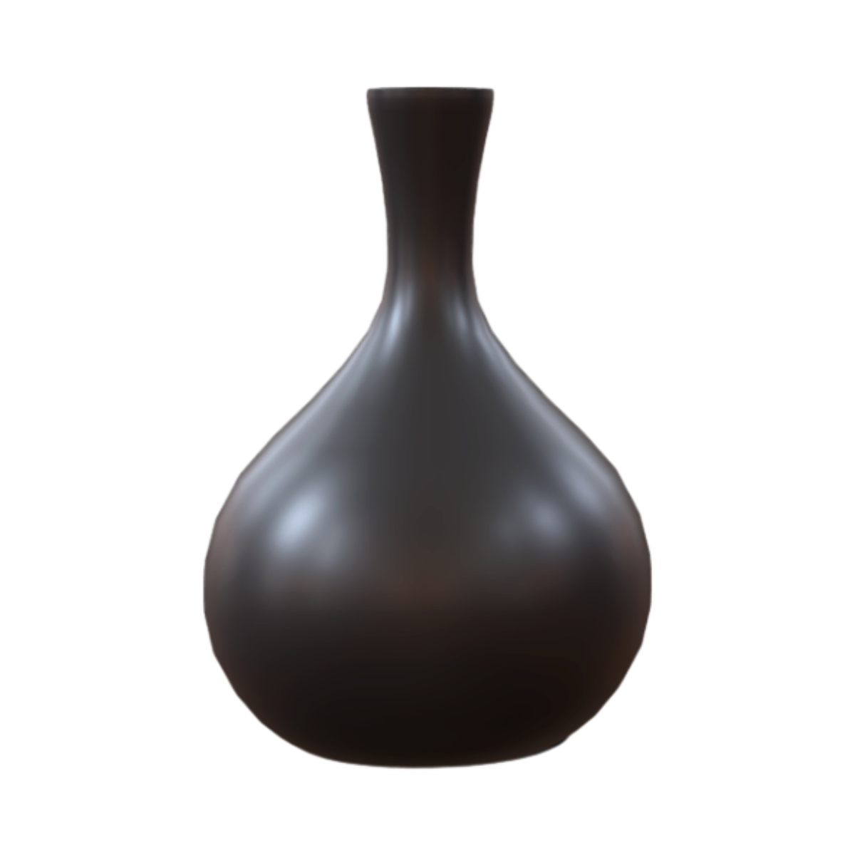 Simple ceramic vase decoration