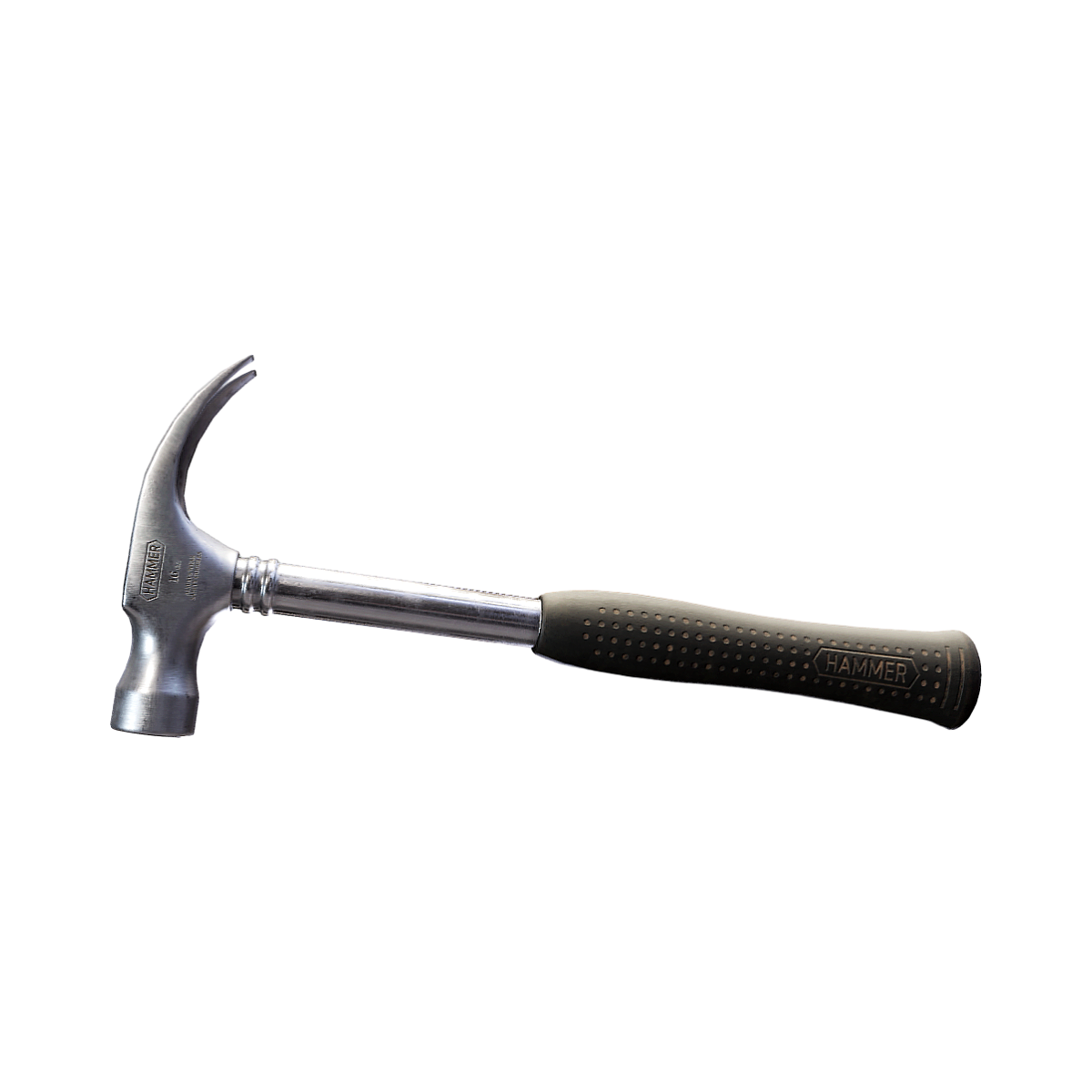 Household multifunctional iron claw hammer rubber arm handle