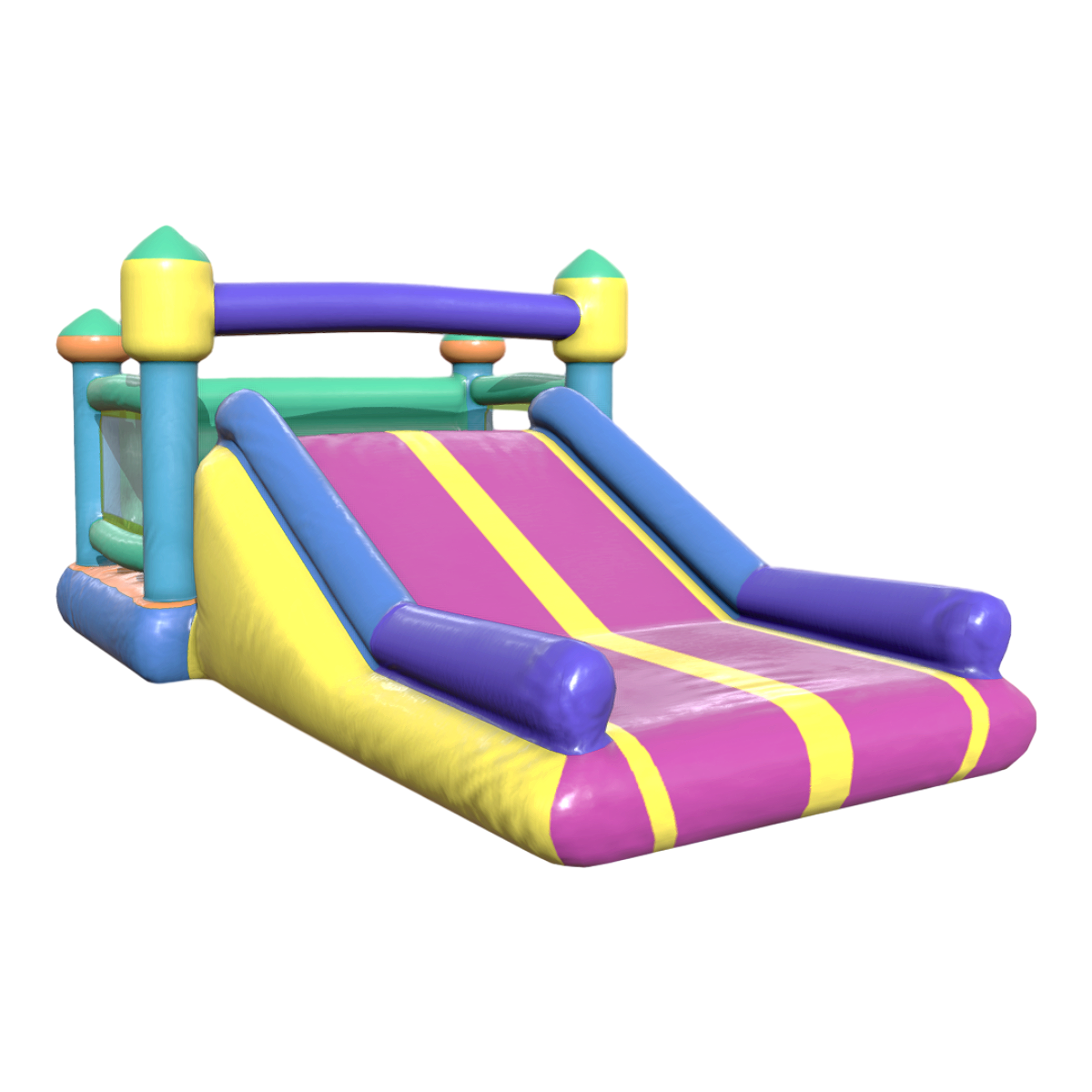 Indoor and outdoor children's bouncy castle