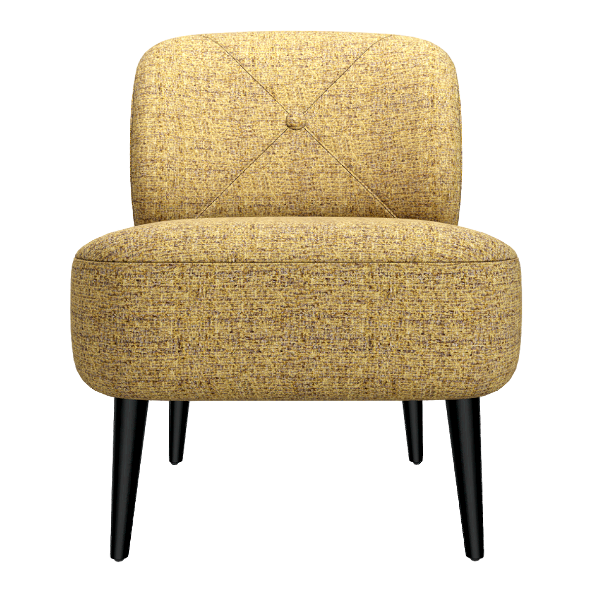 Classic Single Backrest Sofa Chair Tiger Chair Upholstered Pattern Fabric Small Sofa