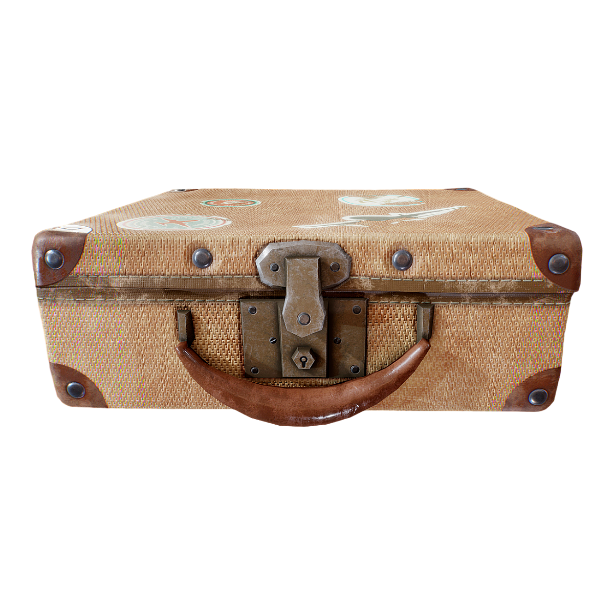 European Retro Suitcase Luggage Antique Suitcase