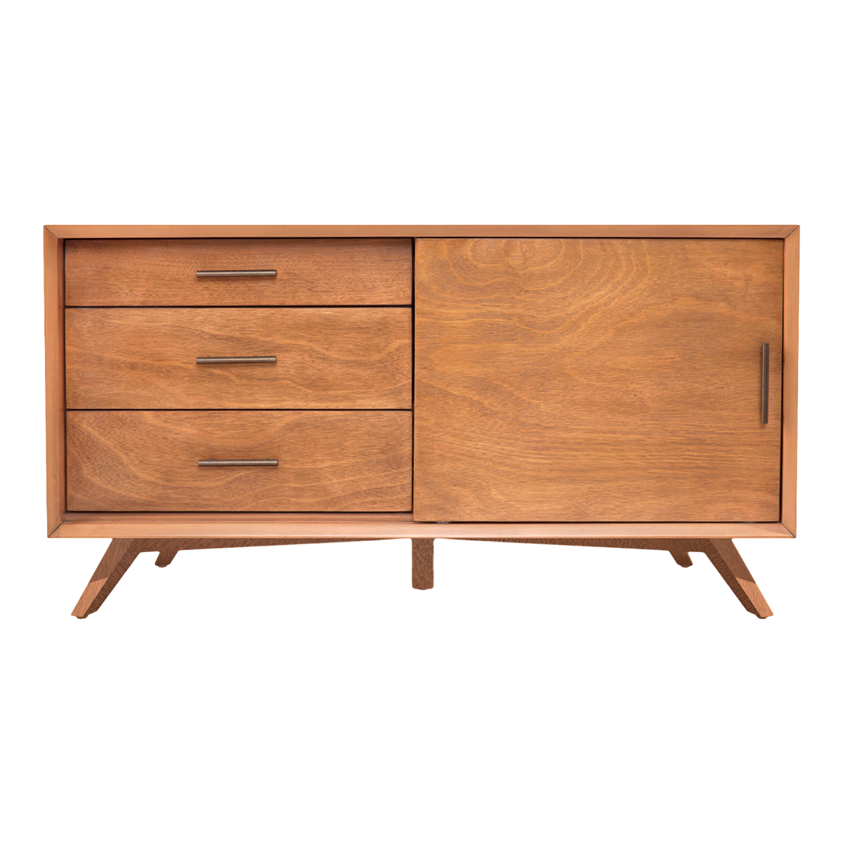 Cherry Wood Living Room TV Cabinet Storage Cabinet Japanese Style Drawer Cabinet