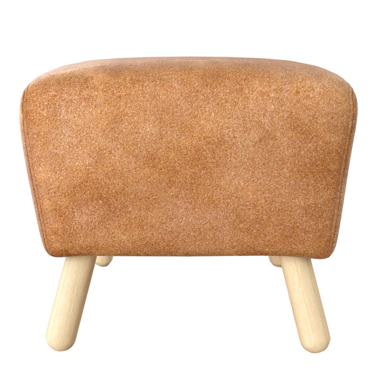 Toffee Brown Pedal Stool Household Shoe Changing Stool Living Room Sofa Stool Simple Low Stool