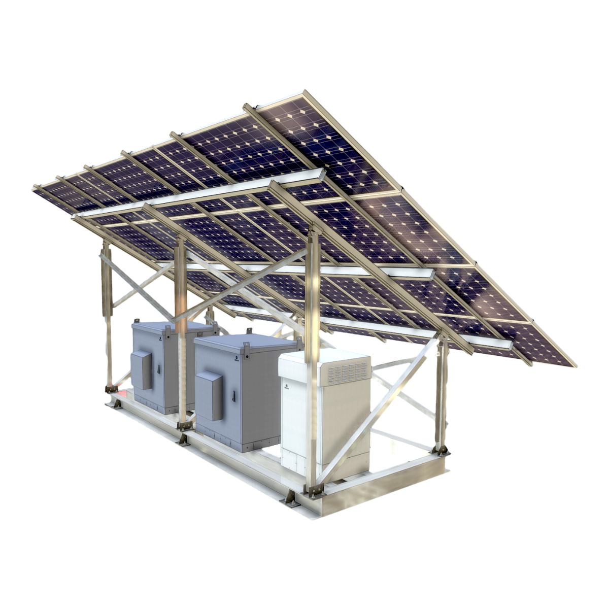 Photovoltaic solar charging station