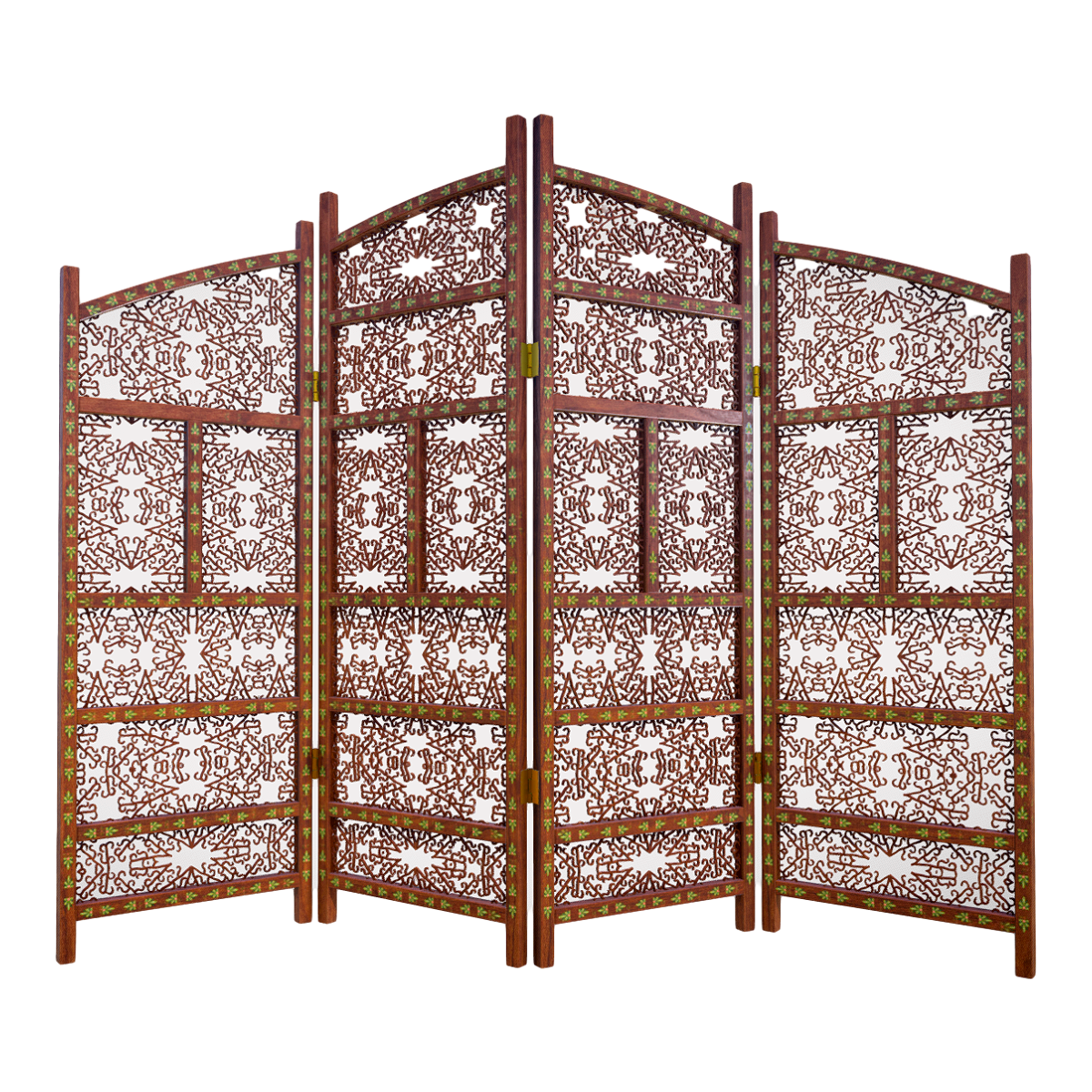 Antique Chinese Style Solid Wood Foldable Screen Living Room Entrance Partition Wall