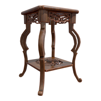 Chicken Wing Wood Bonsai Flower Stand Handicraft Ornaments Base Ming and Qing Dynasties Furniture Hippocampus Base