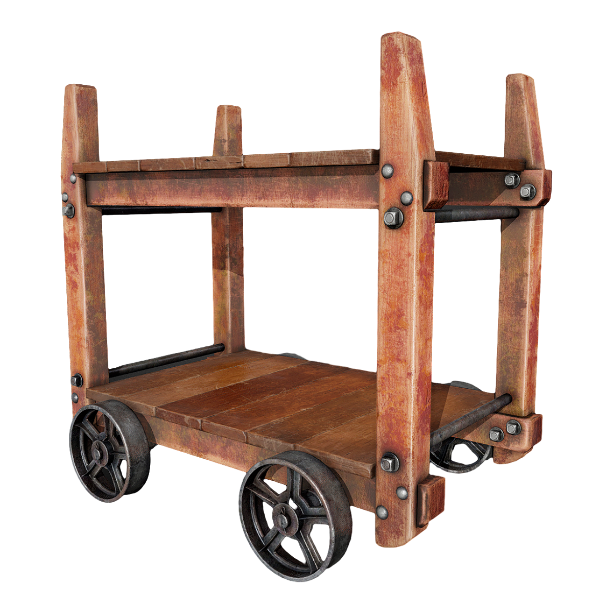 Wooden Trolley