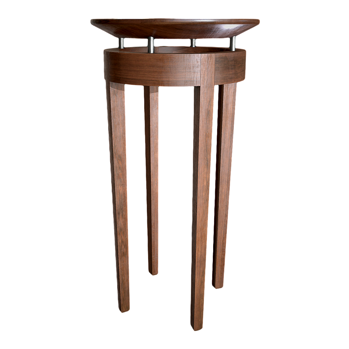 Solid Wood Round Side Table Sofa Side Table