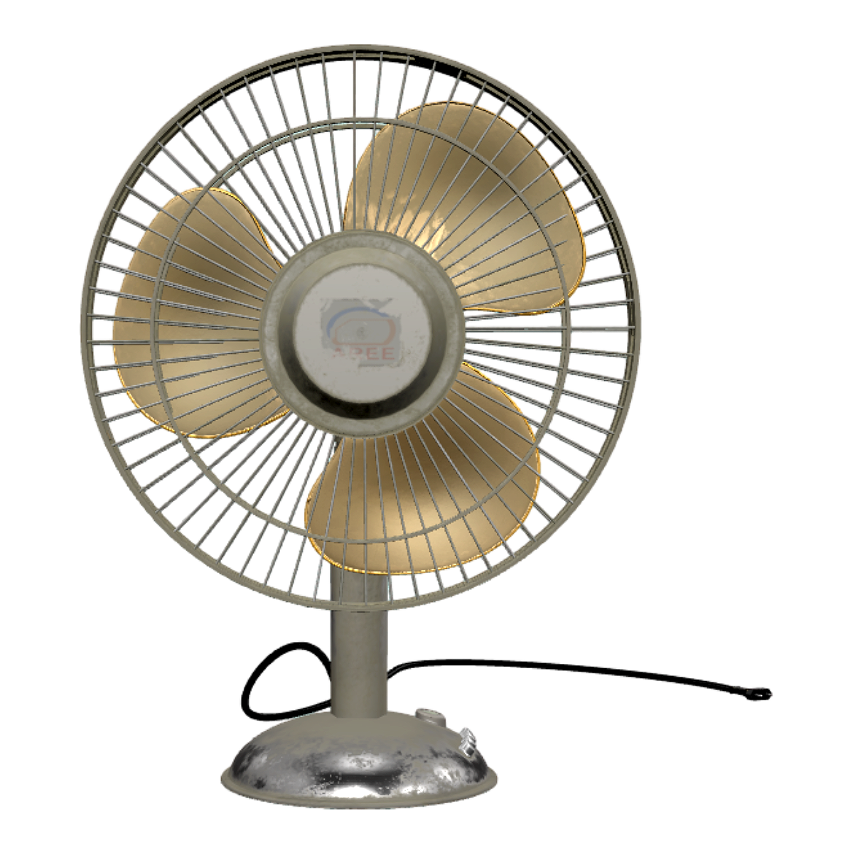 a worn-out electric fan