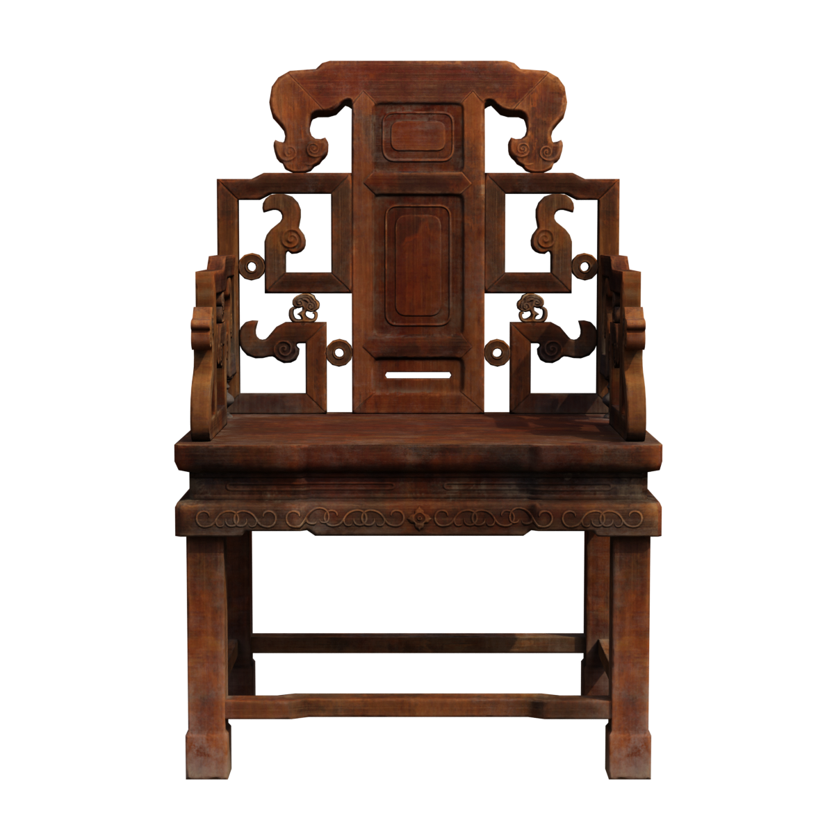 Chinese style solid wood chair imitates Ming and Qing dynasty mahogany furniture, rosewood small back chair, and grand chair