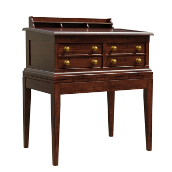 American style modern furniture made entirely of solid wood with water chestnut drawers, desks, bedrooms, and dressing tables