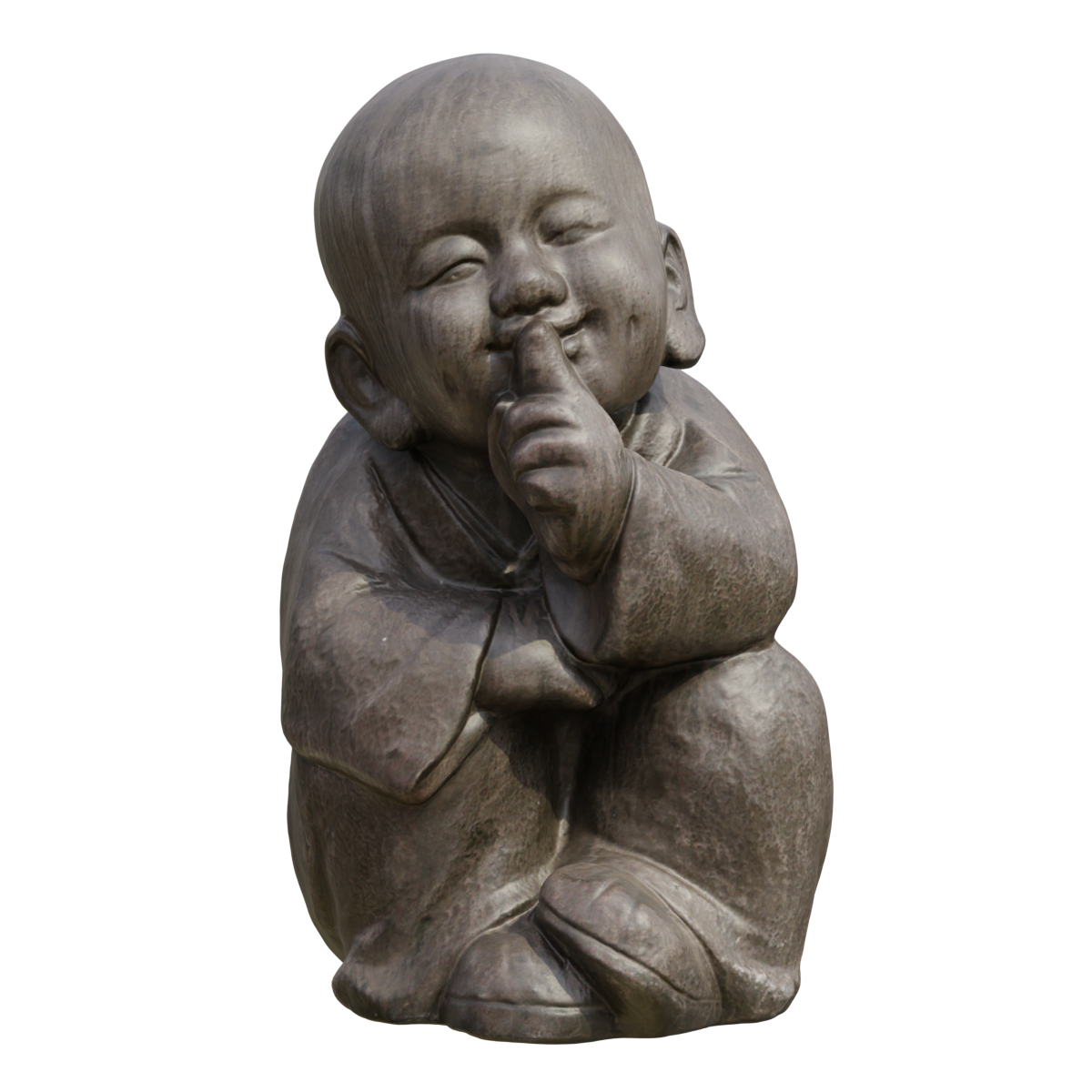 Creative Ornaments: Four No Little Monks Don't Say Little Shami Statue Ornaments
