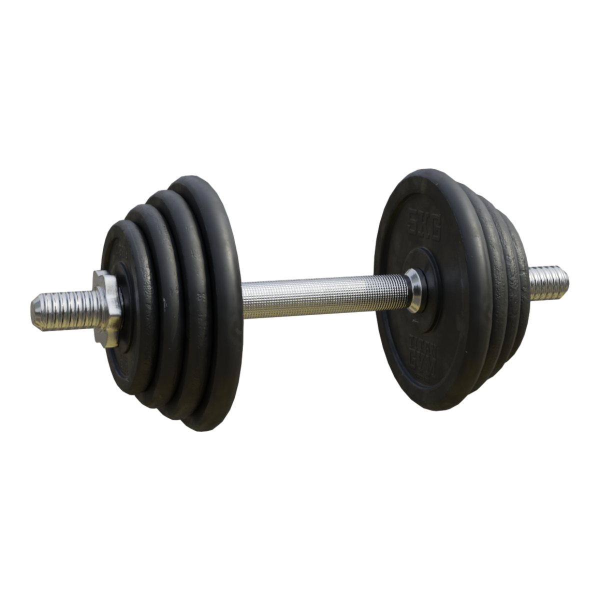 Pure iron dumbbell men's set, detachable barbell combination, sports and fitness equipment