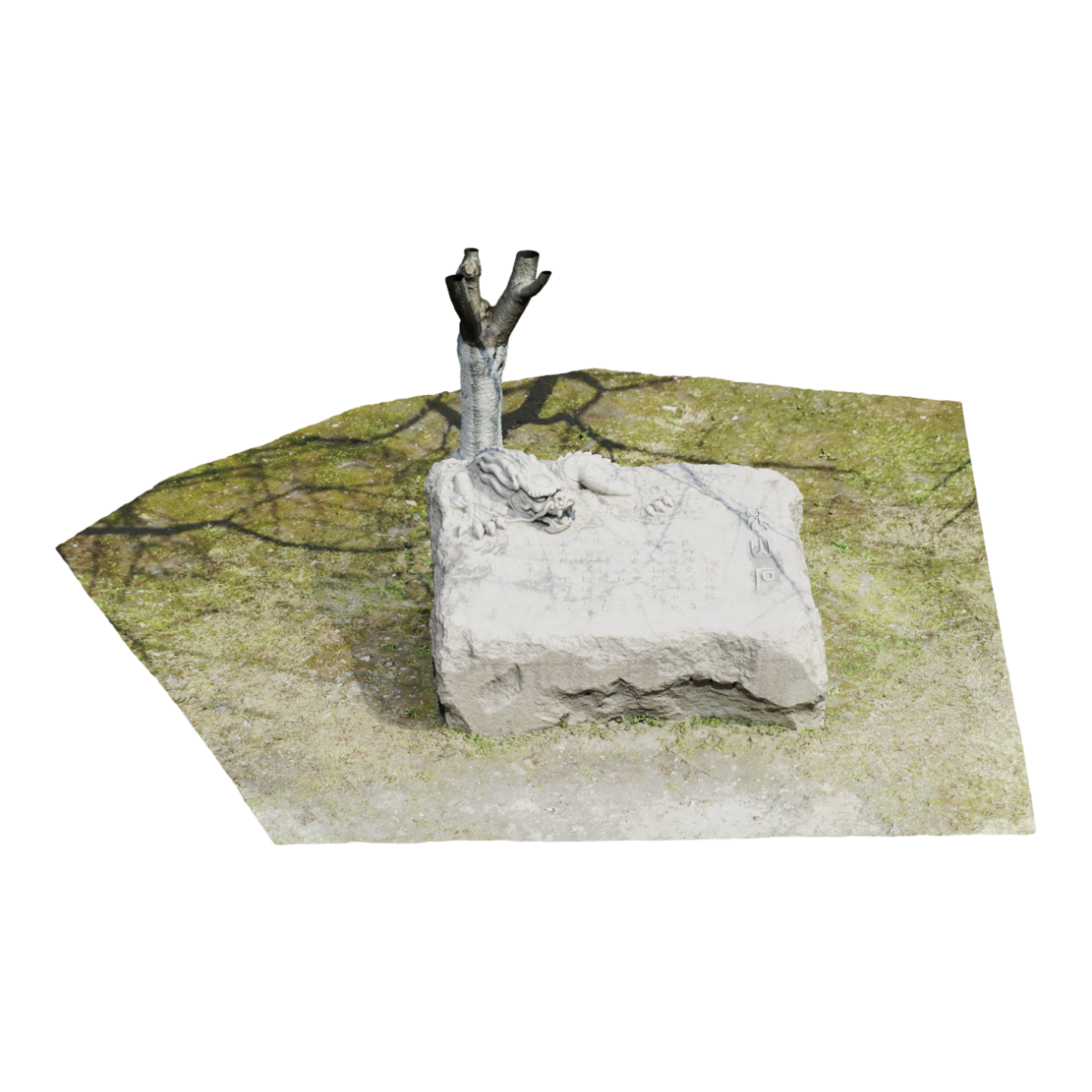 Photogrammetry of Longshan Stone in Baita Scenic Area