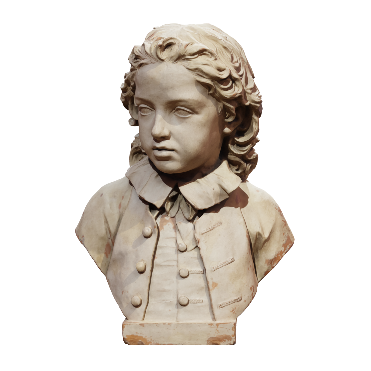 Edward Salter 6-year-old Half body Woodcarving