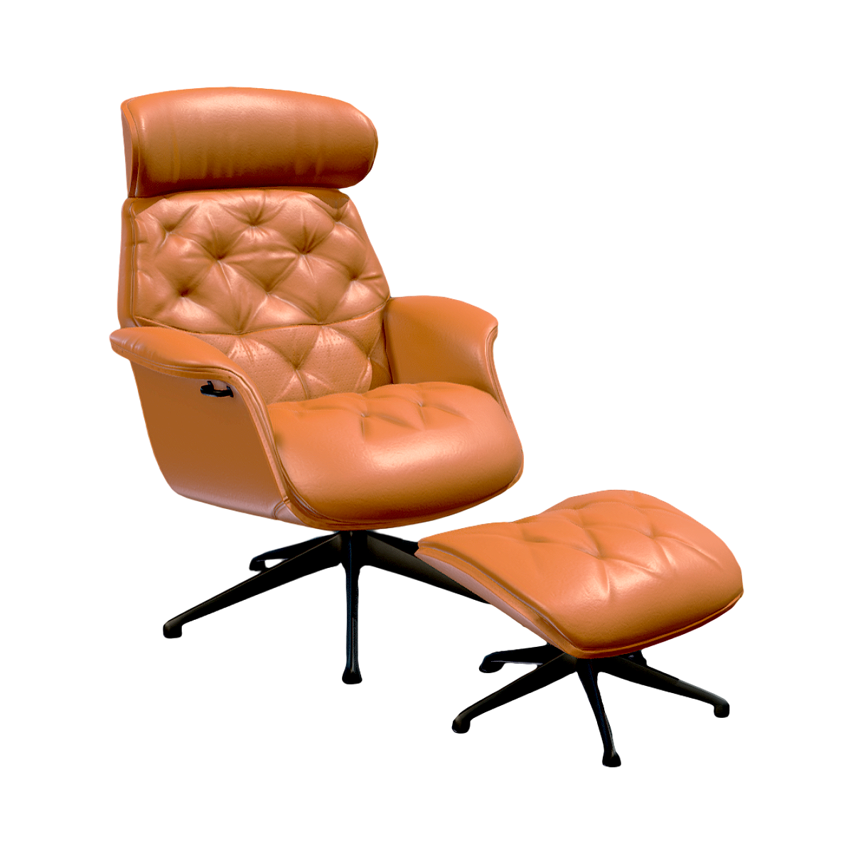 Leather Sofa Single Recliner