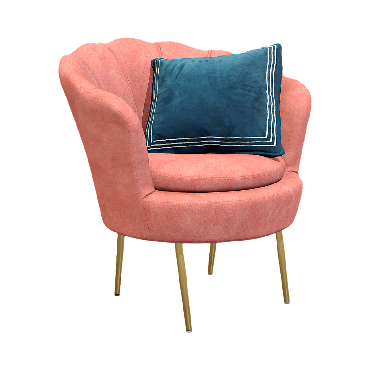 Pink Single Sofa