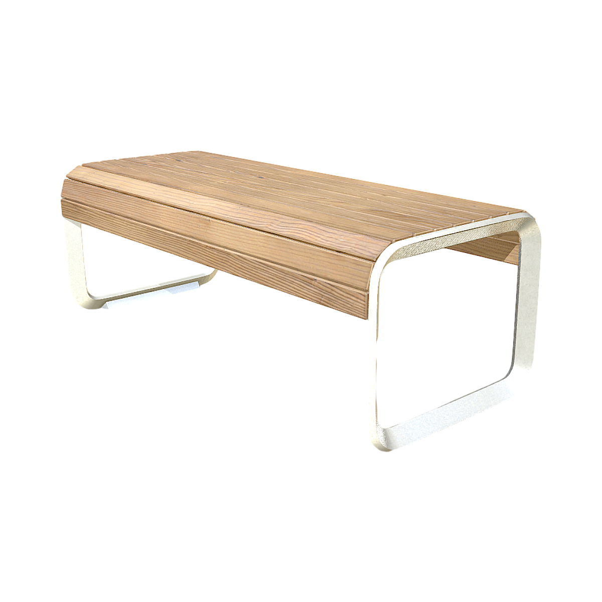 Modern Urban Park Bench