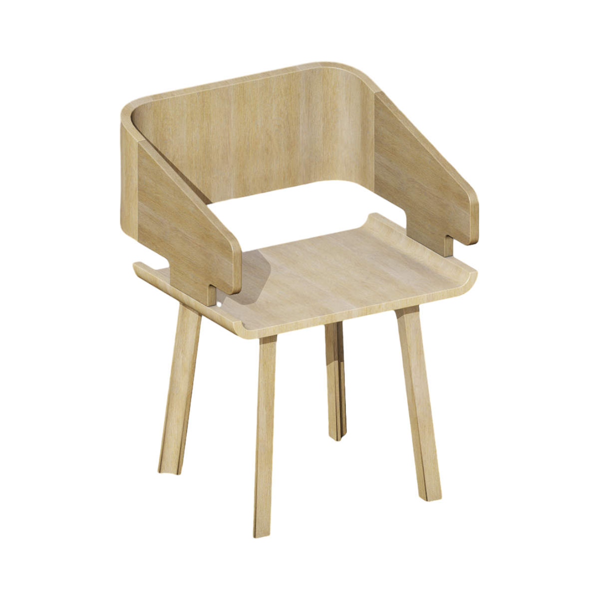 Creative Solid Wood Low Stool