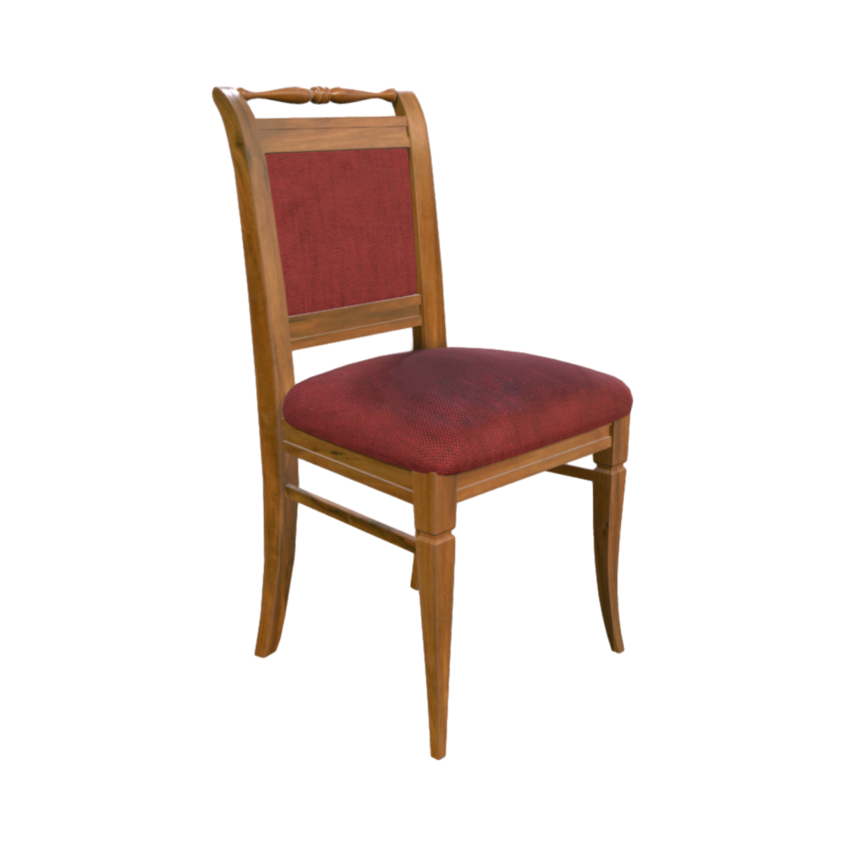 Classic flannel cushion dining chair