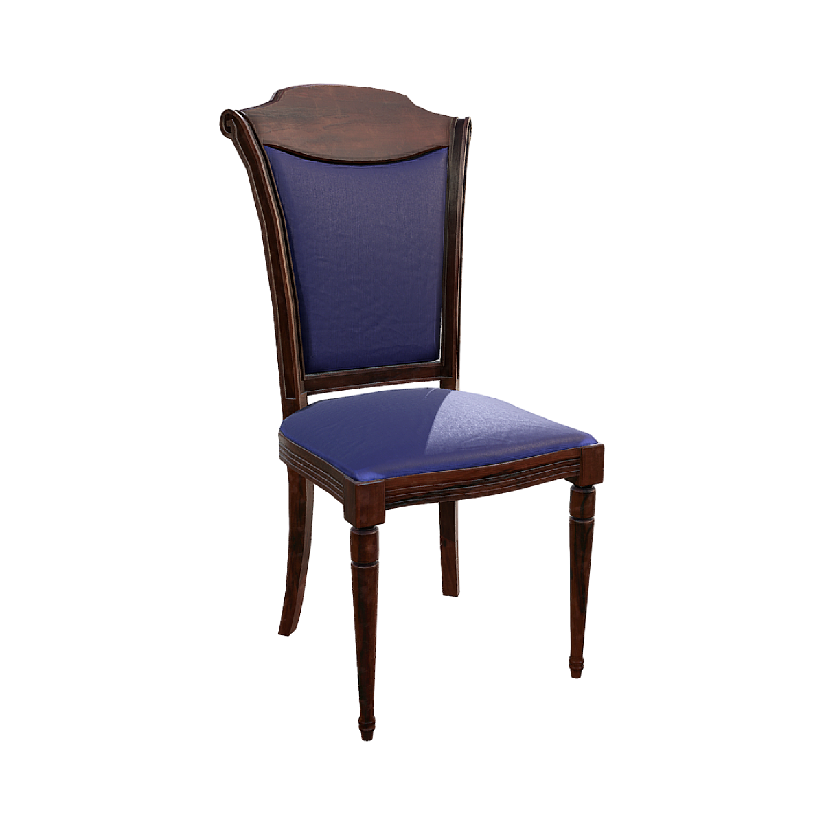 Medieval Luxury Purple Cotton Cushion Chair