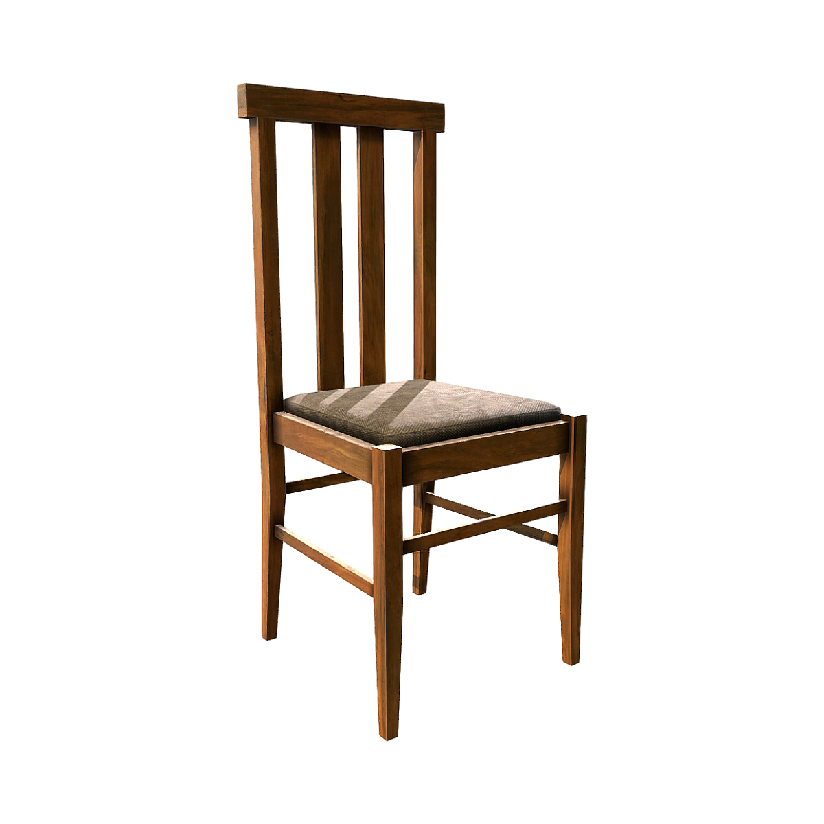 Guofeng Solid Wood Classic Dining Chair with Backrest