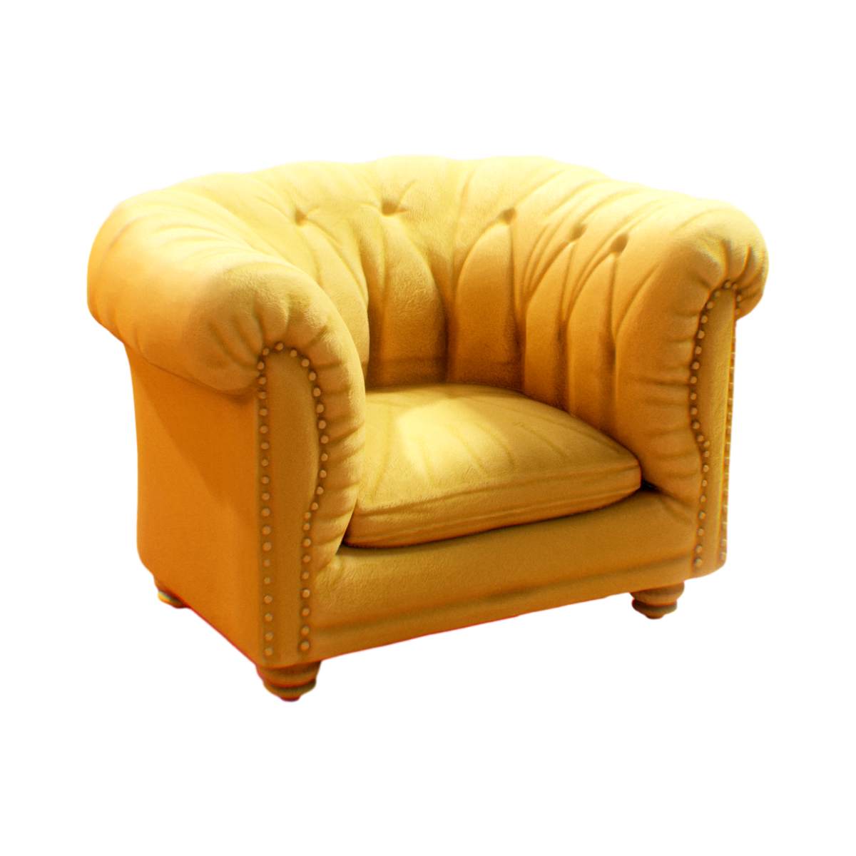 British Style Light Luxury Single Small Sofa