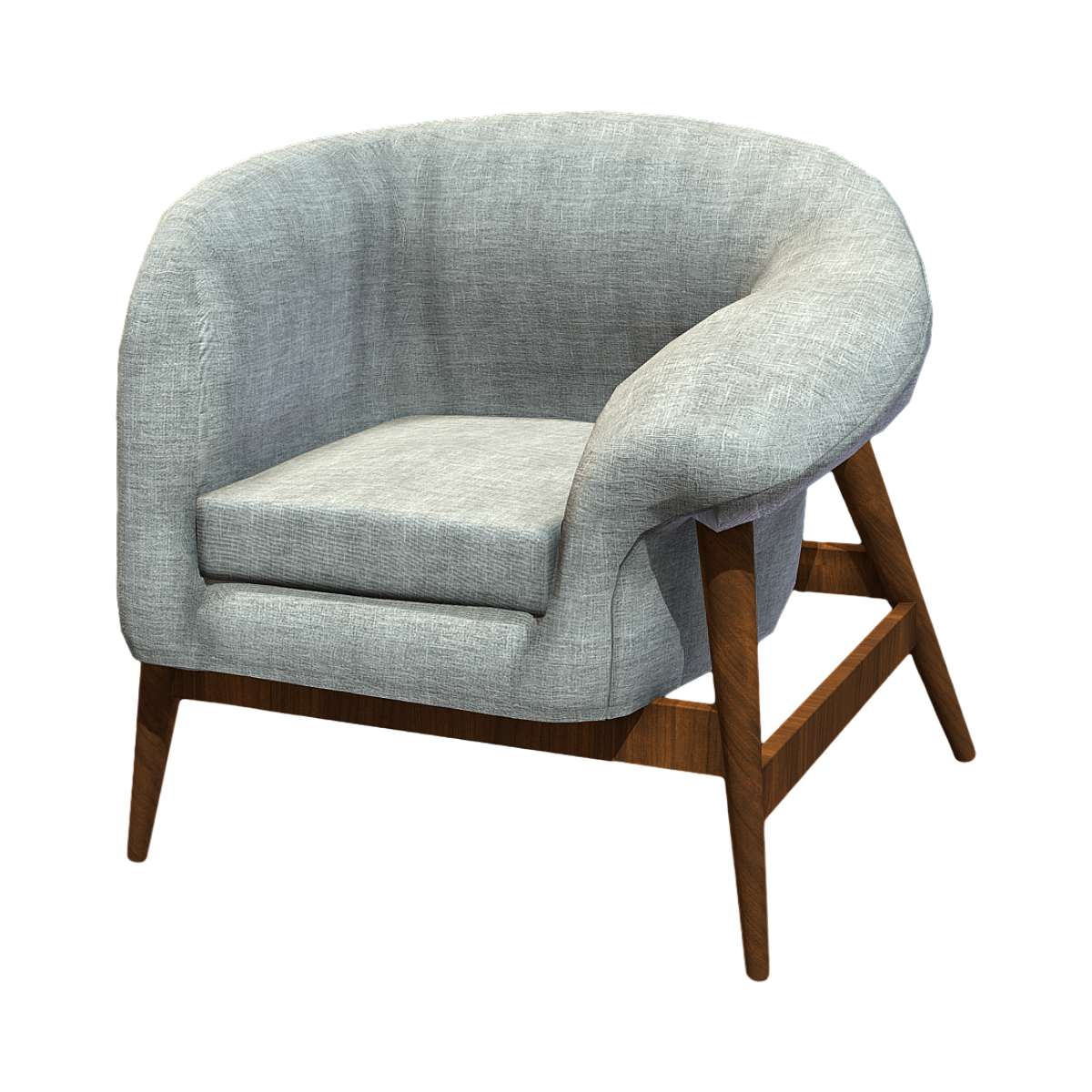 Modern Art Cotton Single Sofa