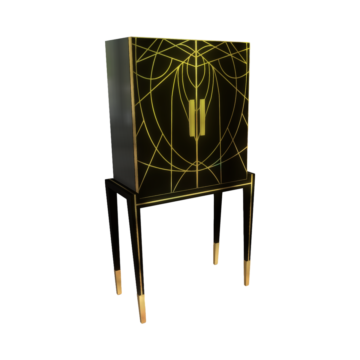 20th Century Phnom Penh Luxury Bar Cabinet