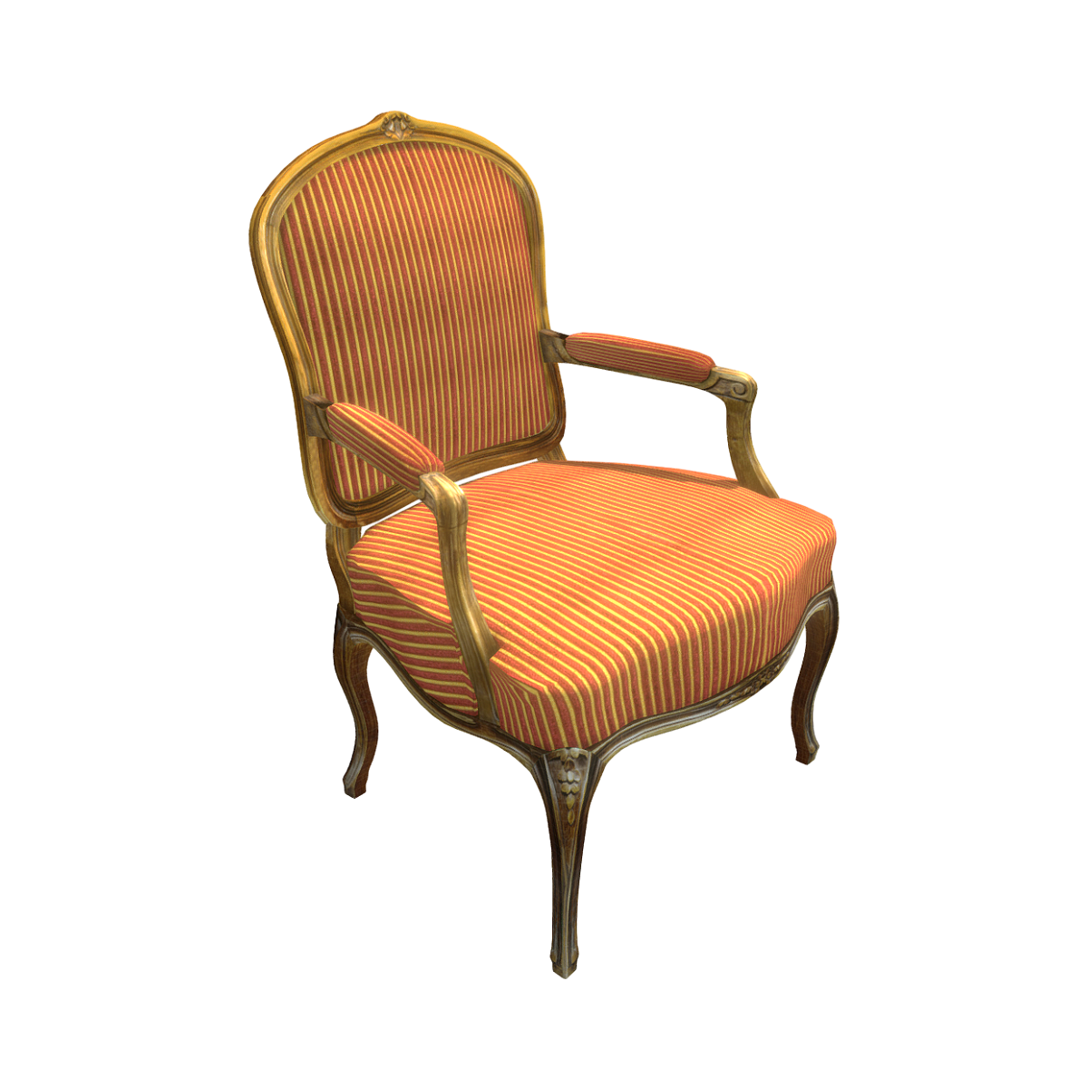 19th century baroque armchair