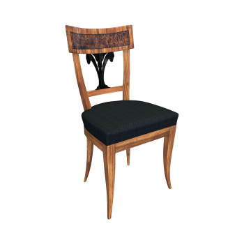 Vintage French Style Solid Wood Cushion Backrest Chair