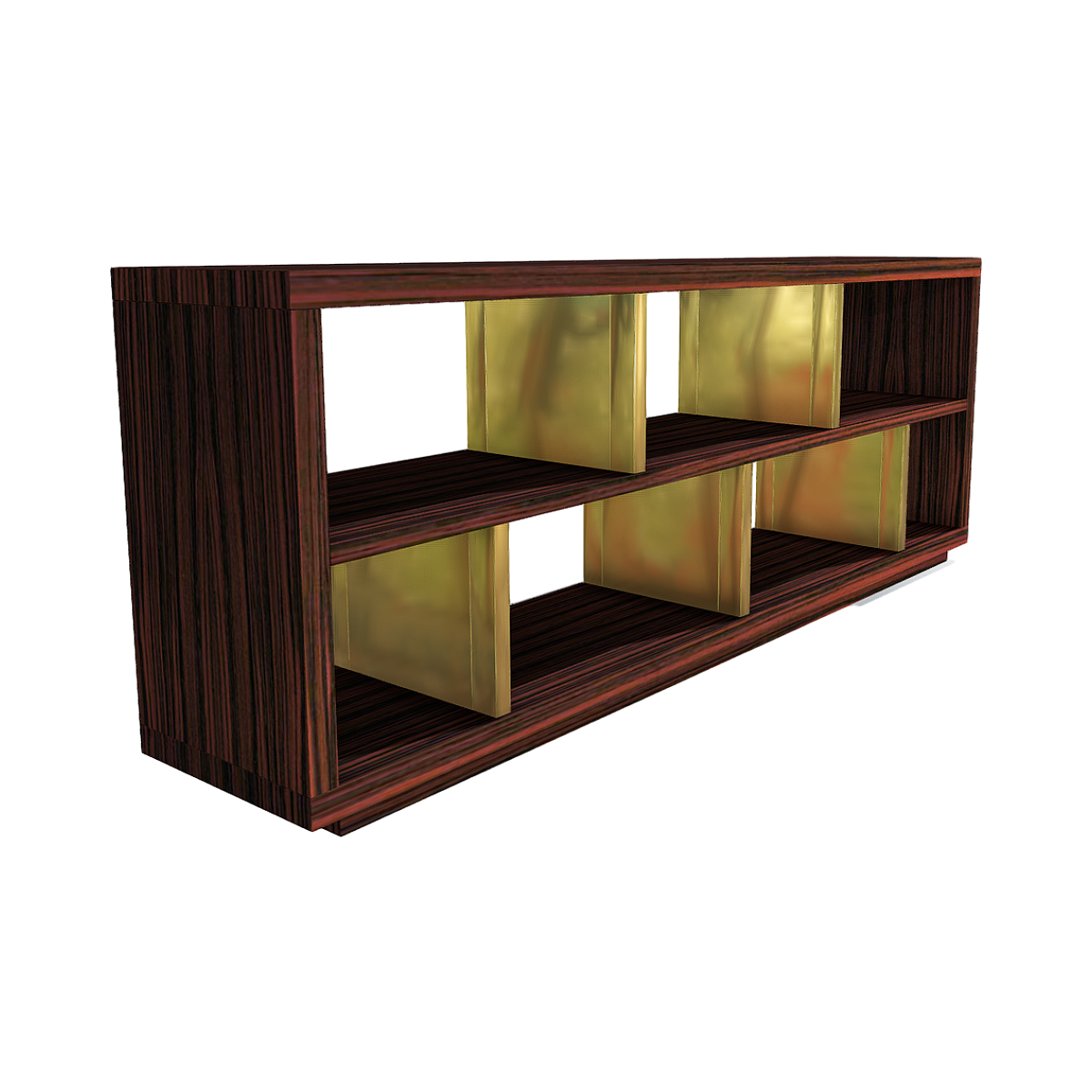 Eighteenth-century classical gold-encrusted bookcase