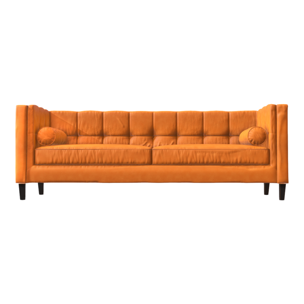 European-style velvet sofa for living room