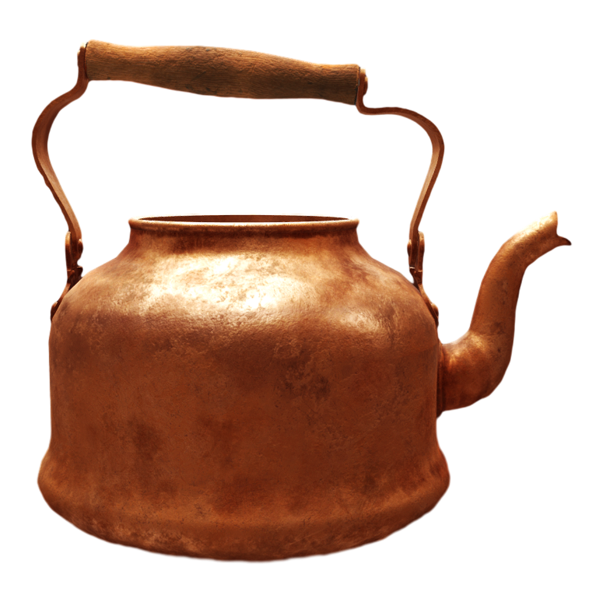 Portable Old Metal Kettle