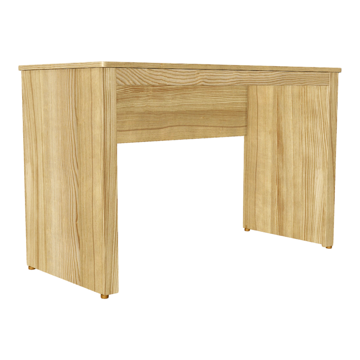 Simple Style White Birch Wood Study Table