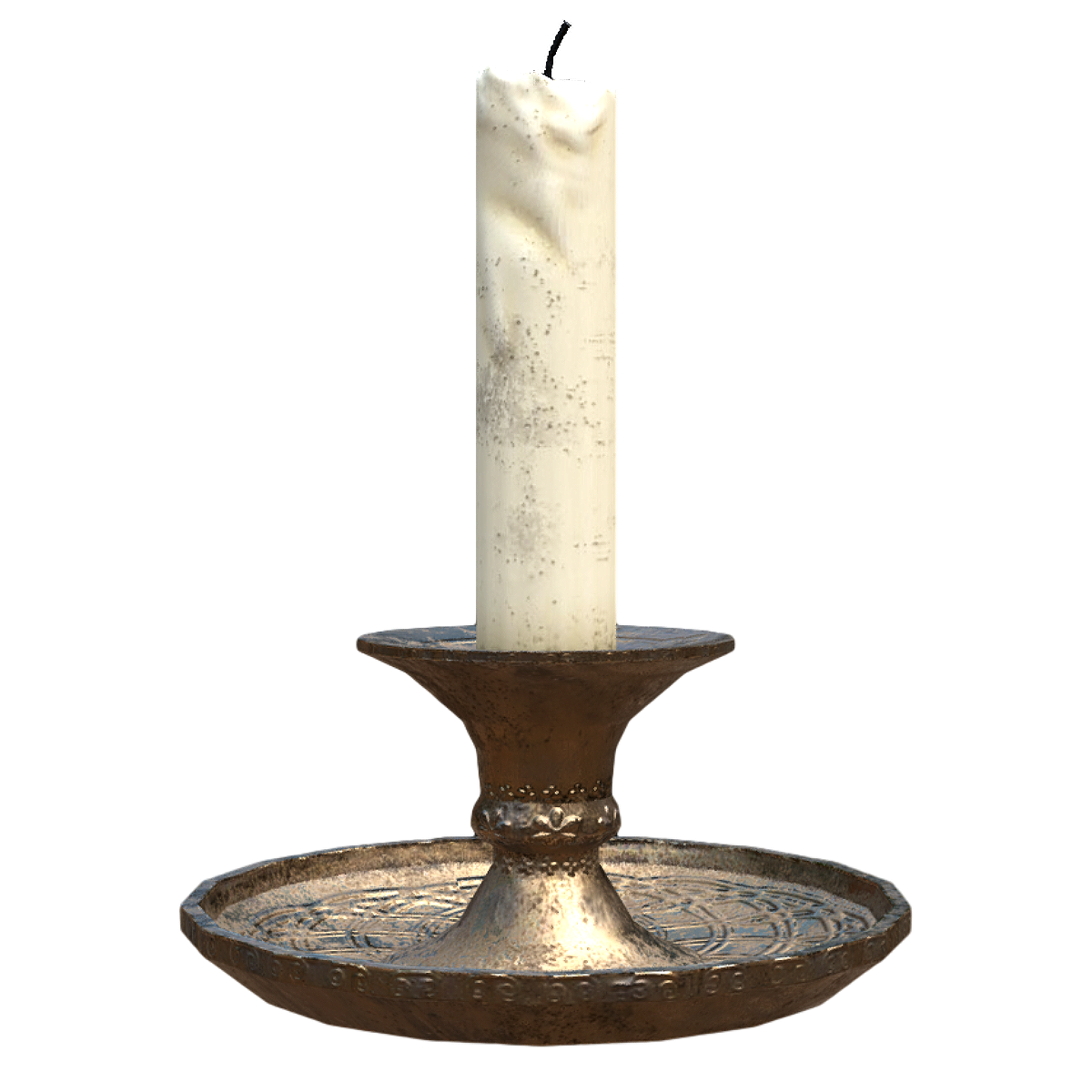 Mimic medieval church candlestick
