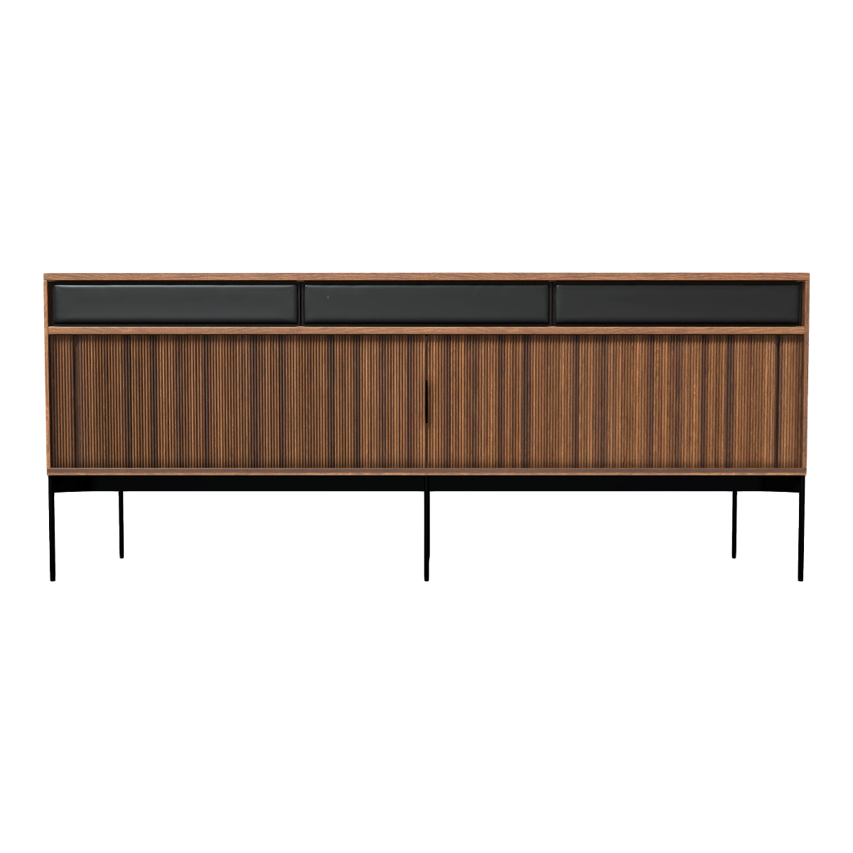 European-style classic walnut sideboard