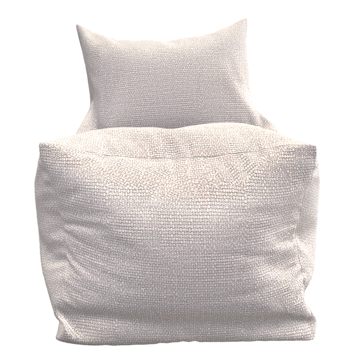 Western-style Creative White Puff Chair