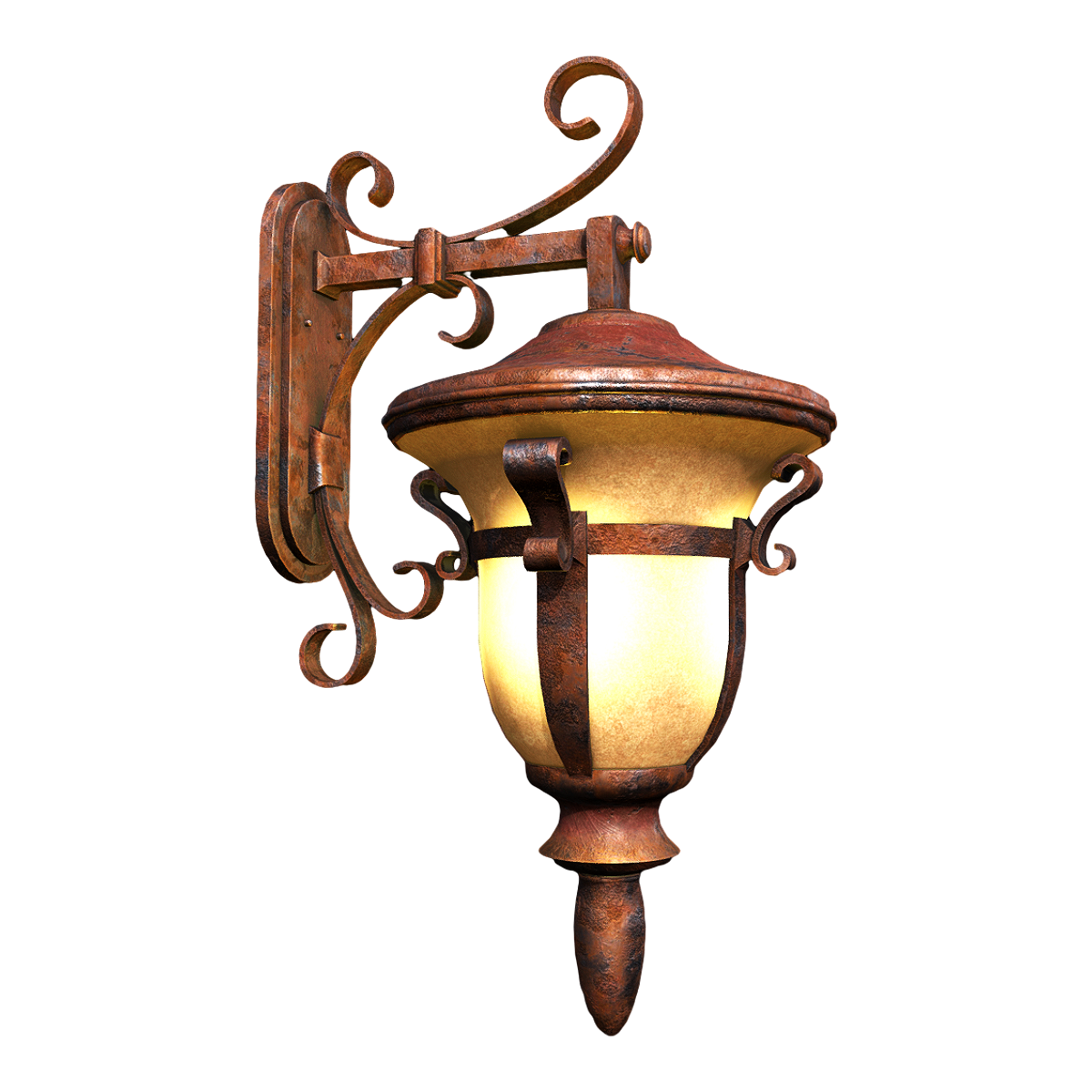 Vintage Victorian Street Wall Lamp