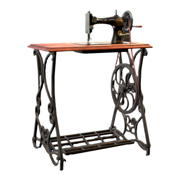 Victorian vintage foot-pedal sewing machine