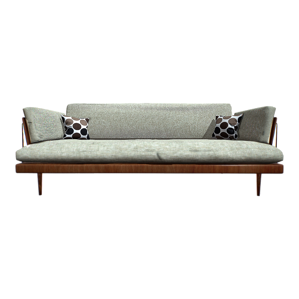 French 70 s retro cotton velvet sofa