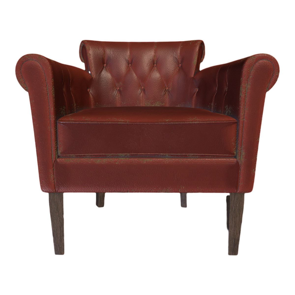 British 70 s vintage leather sofa chair