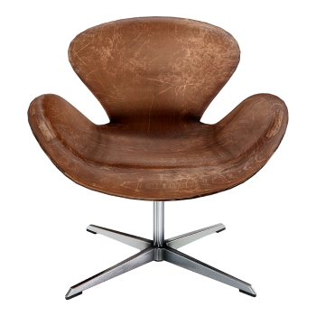 ANTIQUE SWAN CURVE CHAIR 50 s SAS ROYAL HOTEL COPENHAGEN