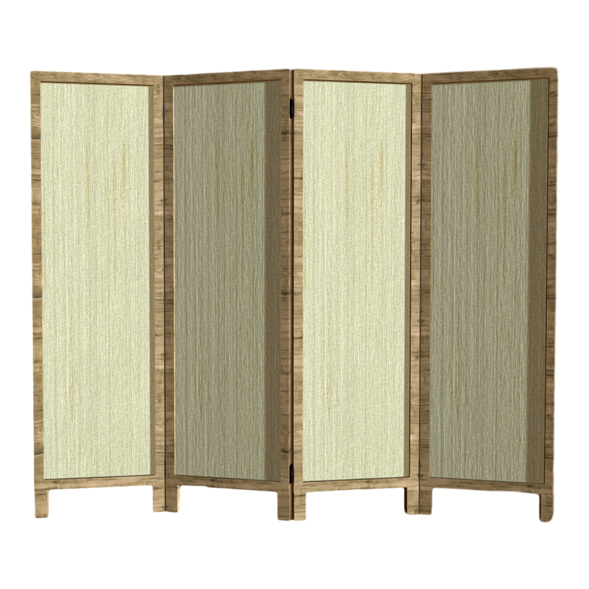 Japanese Style Simple Wooden Bedroom Moving Screen