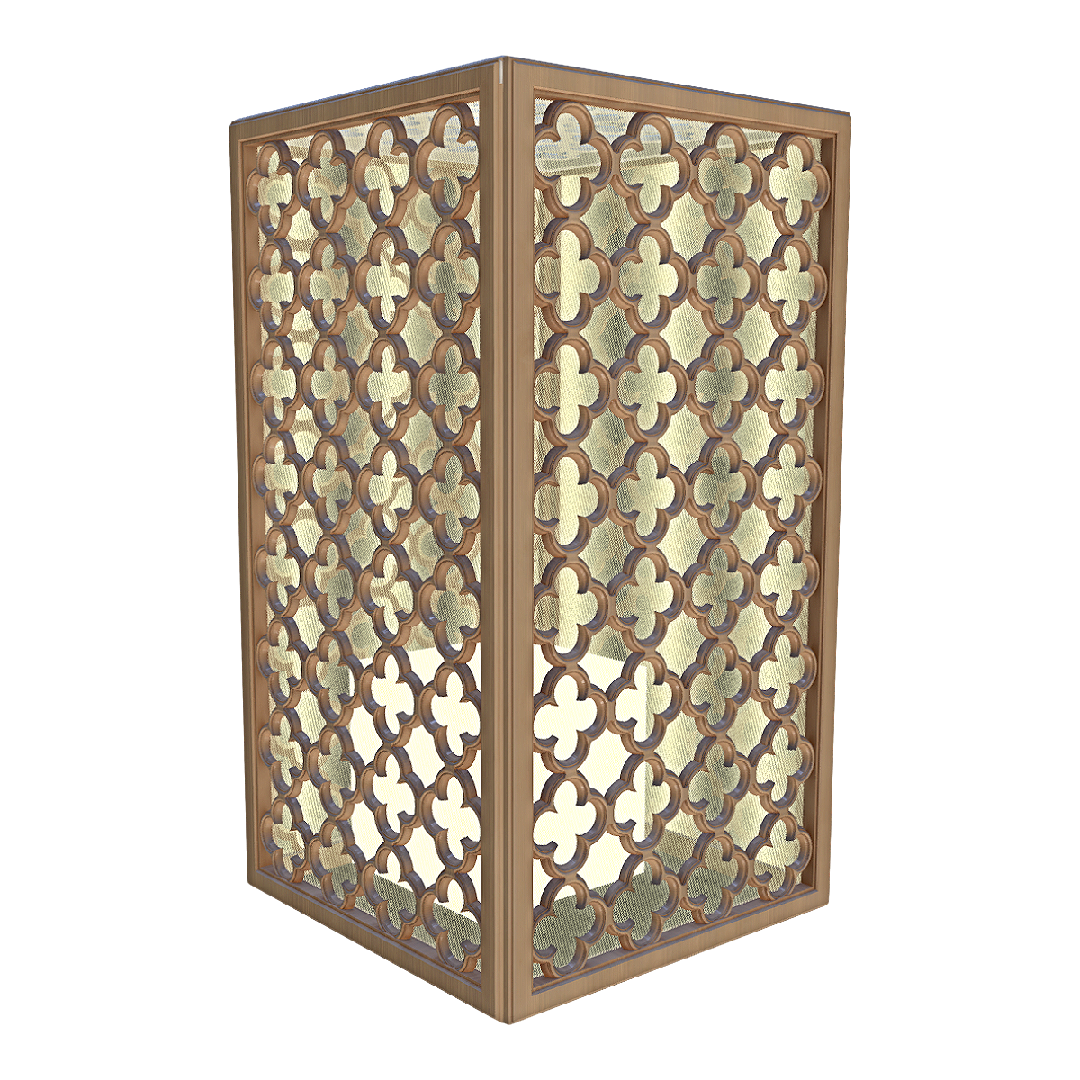 Andalusian Pattern Wooden Arabesque Night Light